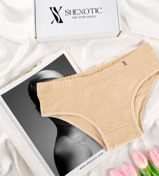 Soft Comfortable Underwear for Girls – Breathable Cotton Everyday Panty | SHEXOTIC - SHEXOTIC