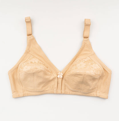 Non - Padded Non - Wired Comfortable Bra | Full Coverage Anti - Rash Cotton Bra — SHEXOTIC - SHEXOTIC