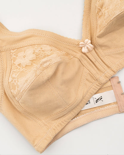 Non - Padded Non - Wired Comfortable Bra | Full Coverage Anti - Rash Cotton Bra — SHEXOTIC - SHEXOTIC